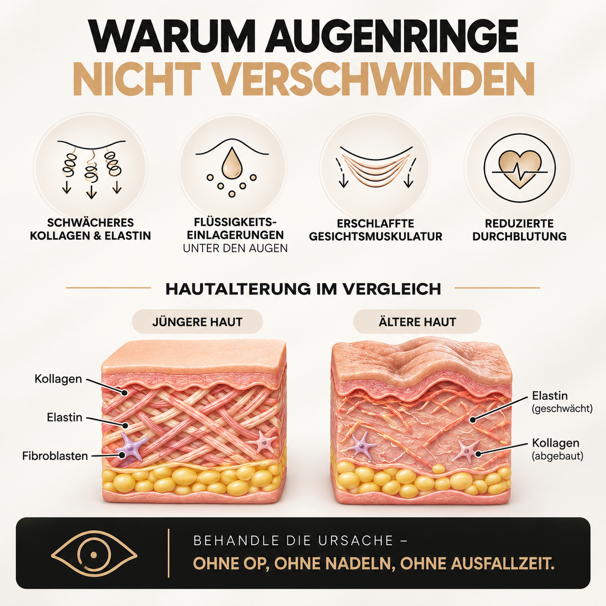 Caviraa EyeLift™ – 2-in-1 Rotlicht- & EMS-Augenpflege