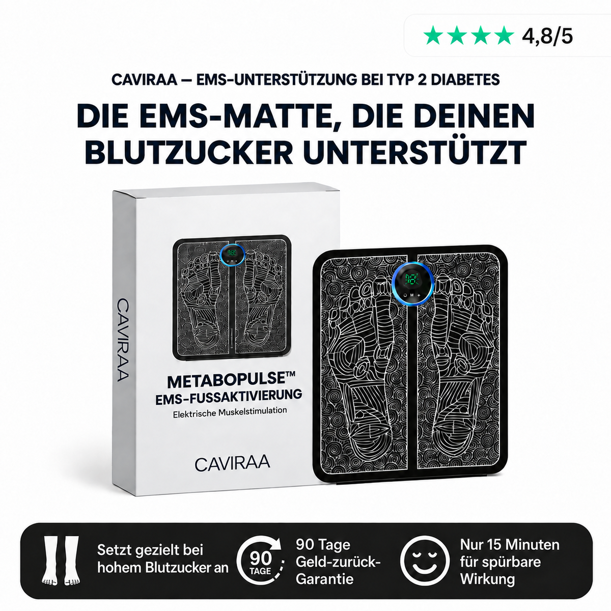 Caviraa MetaboPulse™ - NMES-Aktivierungspad
