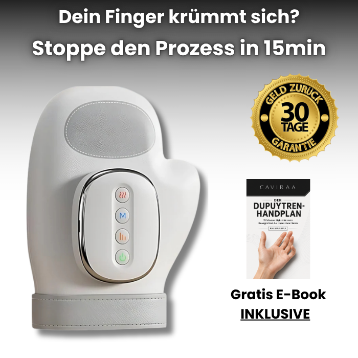 Caviraa IRT1 - Handmassagegerät mit Wärme & Kompression