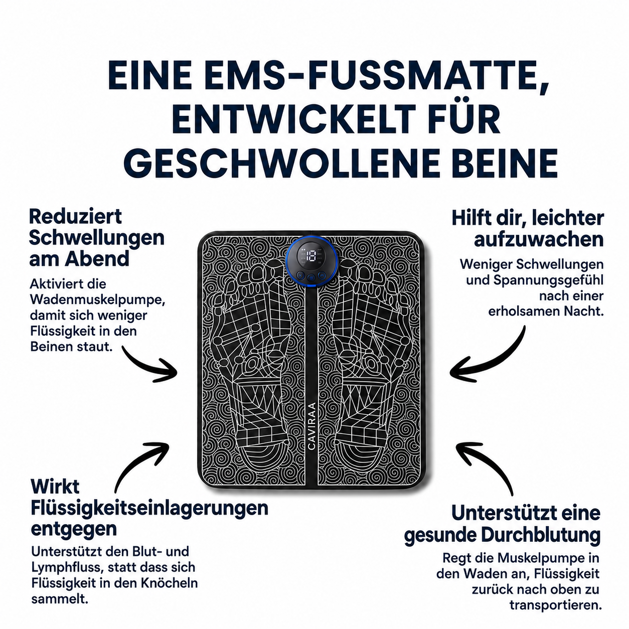 Caviraa LegRelief™ EMS-Fußstimulator