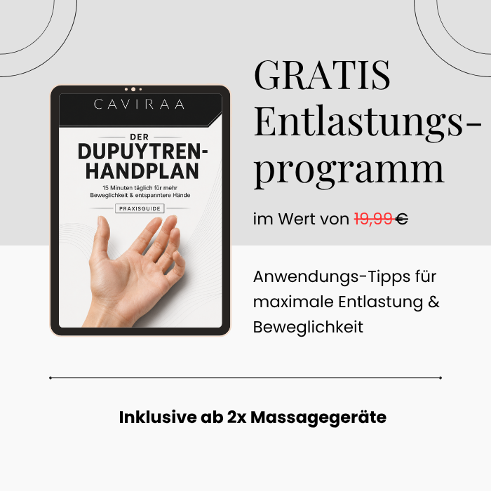 Caviraa IRT1 - Handmassagegerät mit Wärme & Kompression